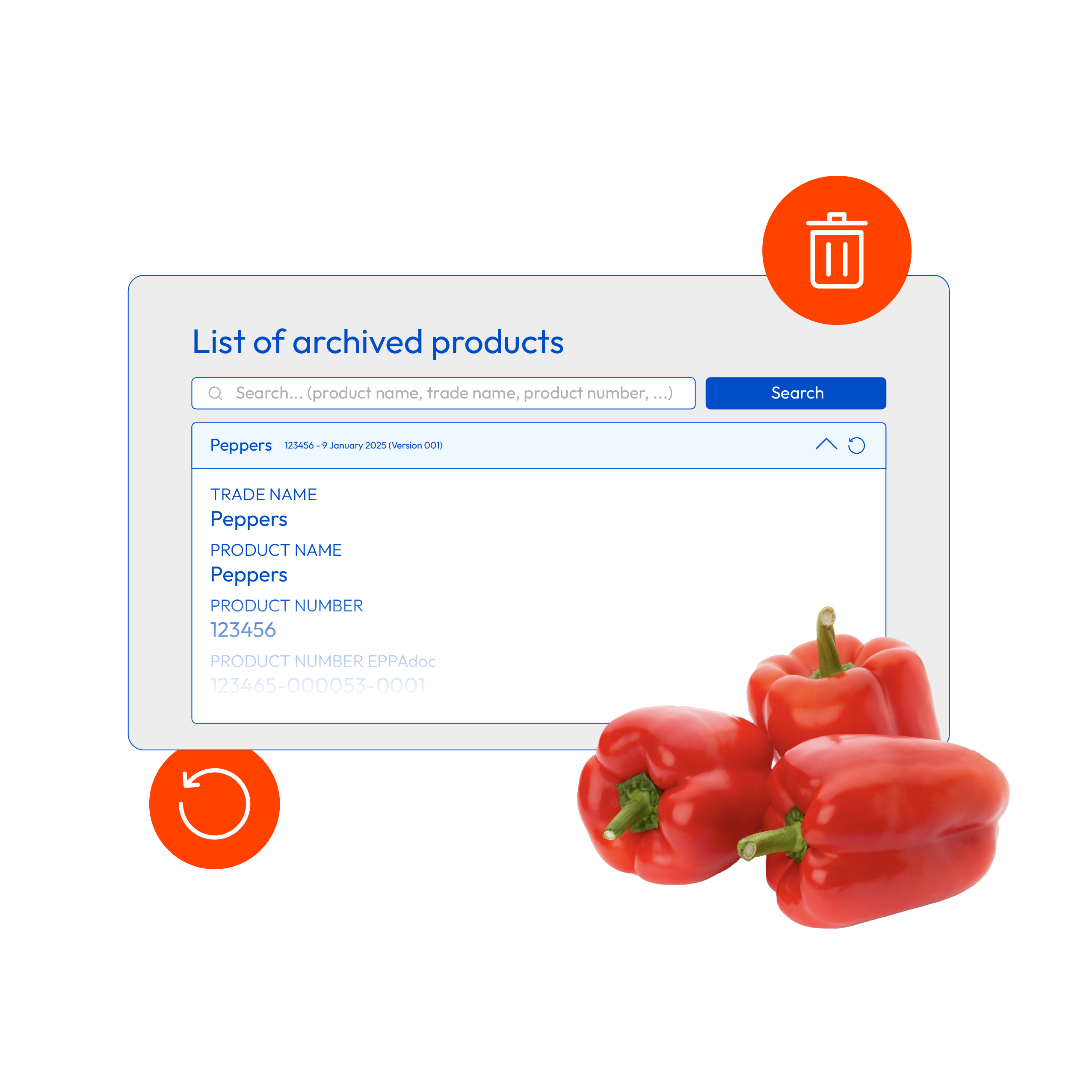 List of archived products