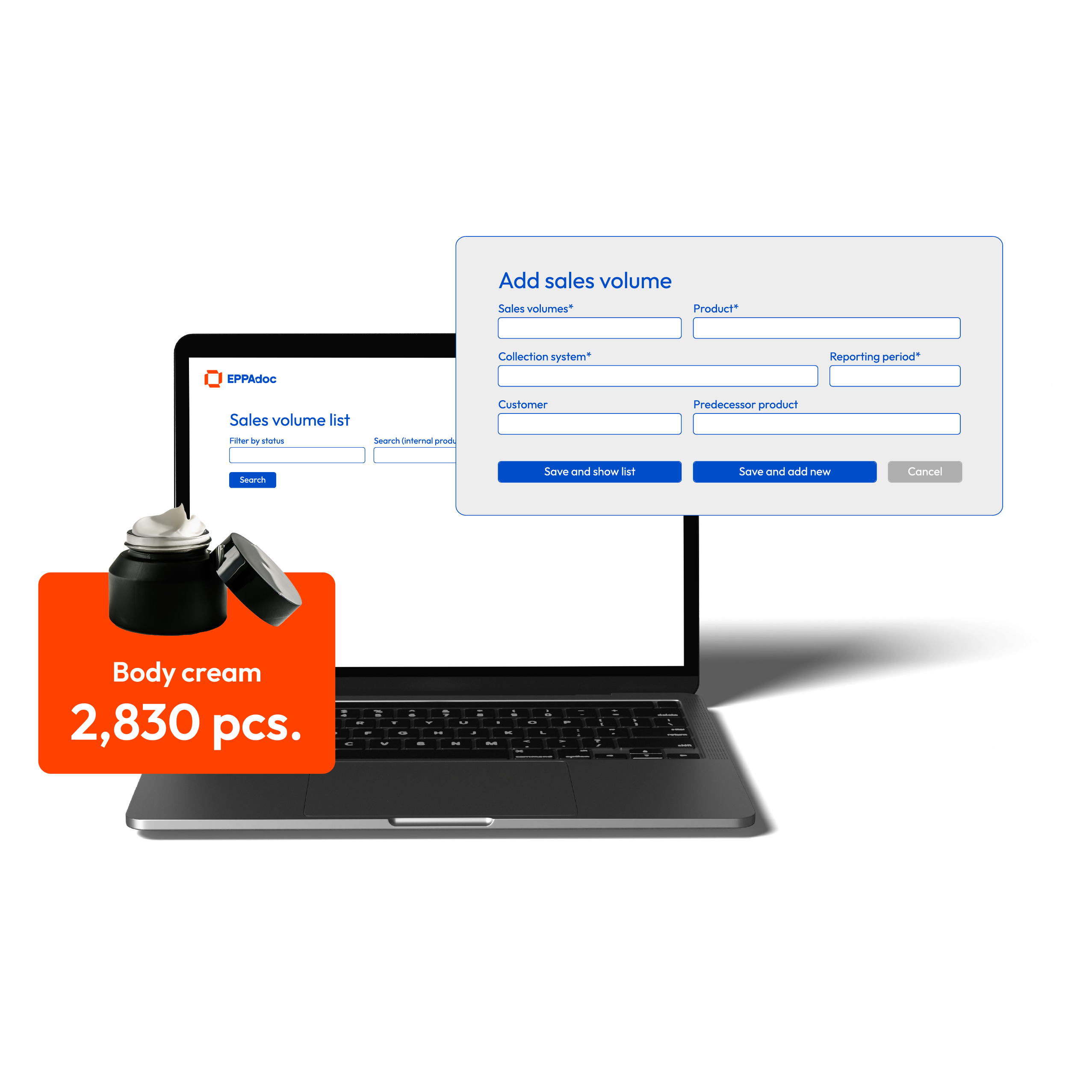 Add sales volumes to EPPAdoc